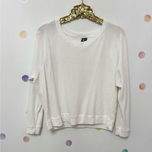 White Waffle Boutique Blouse